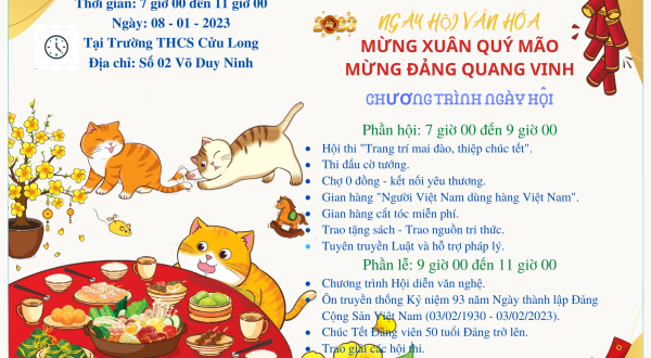 MỪNG XUÂN QUÝ MÃO - MỪNG ĐẢNG QUANG VINH NĂM 2023