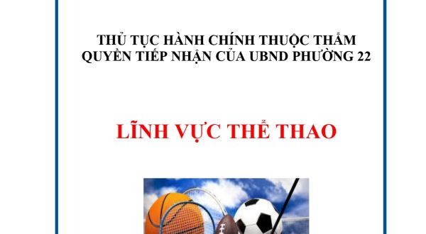 Thủ tục công nhận câu lạc bộ thể thao cơ sở