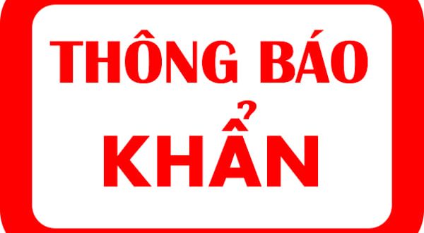 Thông báo khẩn về việc điều chỉnh thời gian tổ chức lấy mẫu tầm soát covid-19 trong cộng đồng trên địa bàn từng phường